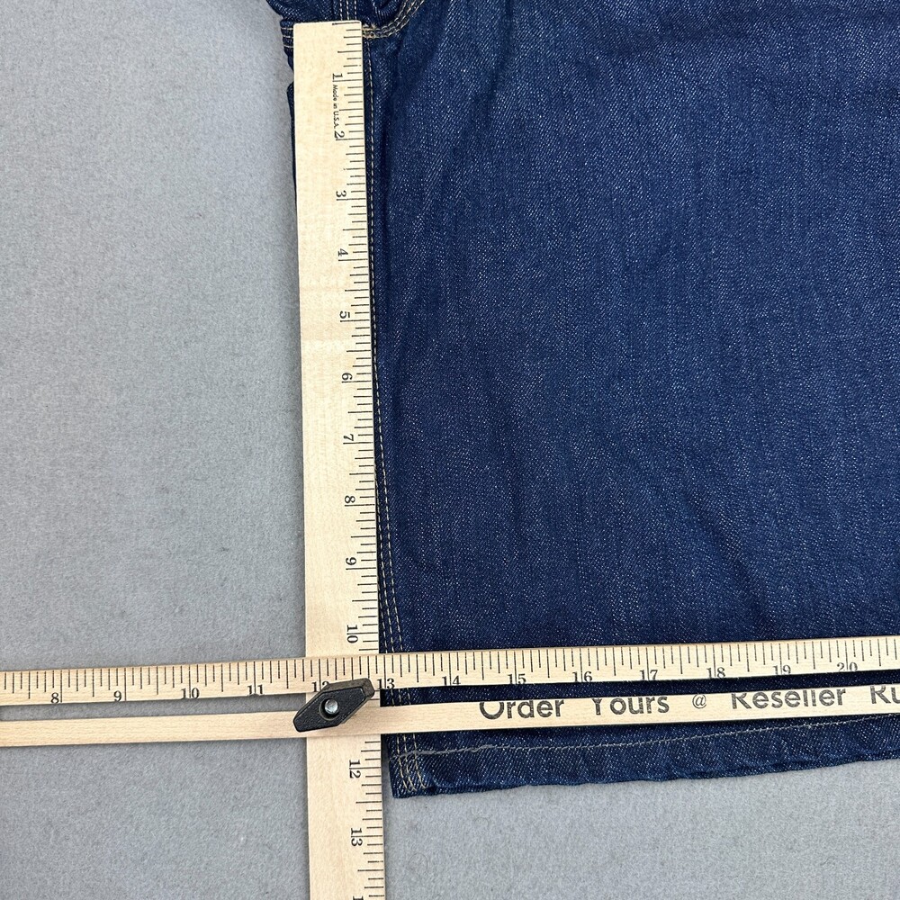 Polo Jeans Co Shorts Men 38 Blue Canton Carpenter Denim Y2K Deadstock Hip Hop - Picture 6 of 8